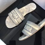 Christian Dior Toile De Jouy Dway Slides Light Grey - Shoes - Image 4