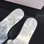 Christian Dior Toile De Jouy Dway Slides Light Grey - Shoes - Image 9