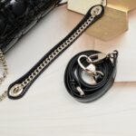 Dior Lady Dior Bag Powder Black Patent Cannage Calfskin Golden Hardware - Bag - Image 7