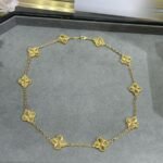 Van Cleef and Arpels Vintage Alhambra necklace 10 motifs - Image 2