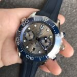 Omega Seamaster Diver 300M Chronograph 44mm Steel On Rubber Strap Silver Blue Dial - Image 3