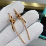 Tiffany and Co TIFFANY Knot Drop Earrings - Image 3