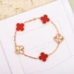 Van Cleef and Arpels Vintage Alhambra bracelet 5 motifs - Image 2