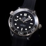 Omega Seamaster Diver 300M 44mm Black Ceramic On Rubber Strap Black Dial - Image 3
