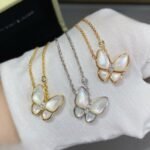 Van Cleef and Arpels Two Butterfly pendant - Image 4