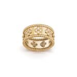 Van Cleef and Arpels Perlée clovers ring medium model - Image 2
