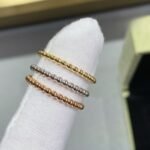 Van Cleef and Arpels Perlée pearls of gold ring small model - Image 5
