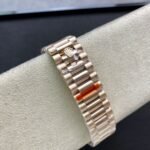 [Super Clone] Rolex Daydate 40 mm President Fluted Bezel Chocolate Dial 228235 - Image 11