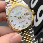 Rolex Datejust 36 mm Jubilee Fluted Bezel White mother of pearl Dial 126233 - Image 3