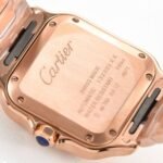CARTIER Santos de Cartier watch Medium model 41.9 mm x 35.1 mm - Image 7