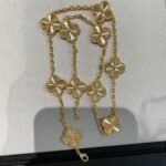 Van Cleef and Arpels Vintage Alhambra necklace 10 motifs - Image 5