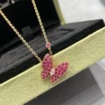 Van Cleef and Arpels Two Butterfly pendant - Image 2