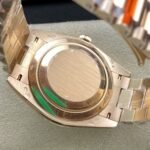 [Super Clone] Rolex Daydate 40 mm President Fluted Bezel Chocolate Dial 228235 - Image 10