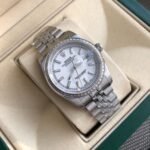 Rolex Datejust 36 mm Jubilee Brilliant diamond set Bezel White Dial - Image 3