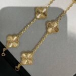 Van Cleef and Arpels Vintage Alhambra necklace 10 motifs - Image 3
