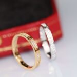 CARTIER LOVE ring mini model paved - Image 6