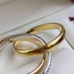 CARTIER Trinity ring small model half-paved - Image 4