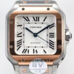CARTIER Santos de Cartier watch Medium model 41.9 mm x 35.1 mm - Image 3