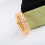 Van Cleef and Arpels Perlée diamonds ring 1 row - Image 5