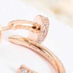 CARTIER Juste un Clou hoop earrings small model paved - Image 4