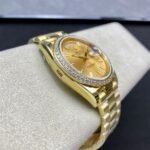 Rolex Daydate 40 mm President Brilliant diamond set Bezel Champagne colour Dial 228348RBR - Image 8