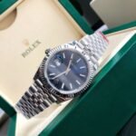 Rolex Datejust 41 mm Jubilee Fluted Bezel Bright blue Dial 126334 - Image 5