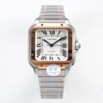 CARTIER Santos de Cartier watch Medium model 41.9 mm x 35.1 mm - Image 2