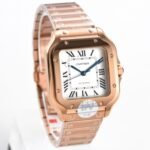 CARTIER Santos de Cartier watch Medium model 41.9 mm x 35.1 mm - Image 9