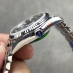 [Super Clone] Rolex Daydate 36 mm President Fluted Bezel Blue ombre Dial 128239 - Image 7