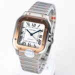 CARTIER Santos de Cartier watch Medium model 41.9 mm x 35.1 mm - Image 7