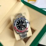 [Super Clone] Rolex GMT Master II 40 mm Oyster Red and blue Bezel Black Dial 126710BLRO - Image 2