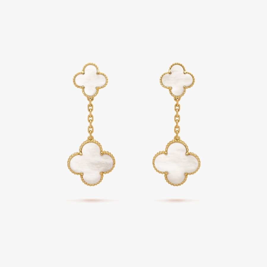 CEL-E-VCA-024.jpg Van Cleef and Arpels Magic Alhambra earrings 2 motifs - Image 1