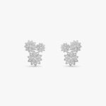 Van Cleef and Arpels Lotus earrings 3 flowers