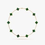 Van Cleef and Arpels Vintage Alhambra necklace 10 motifs