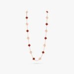 Van Cleef and Arpels Vintage Alhambra long necklace 20 motifs