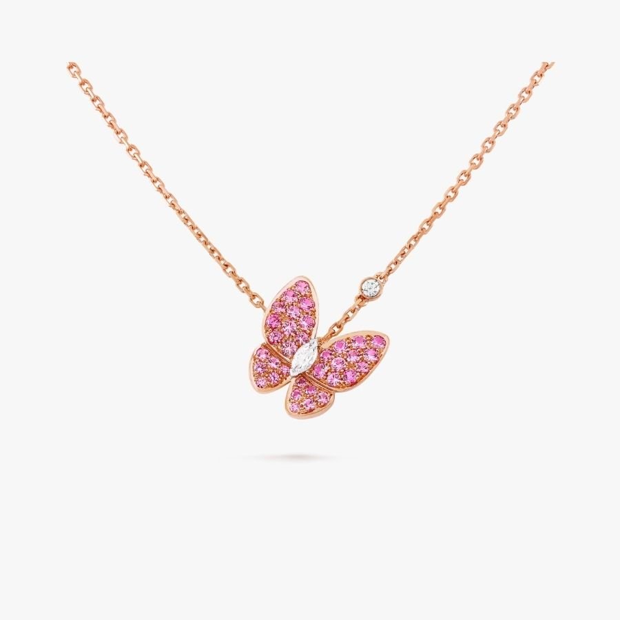 CEL-N-VCA-080.jpg Van Cleef and Arpels Two Butterfly pendant - Image 1