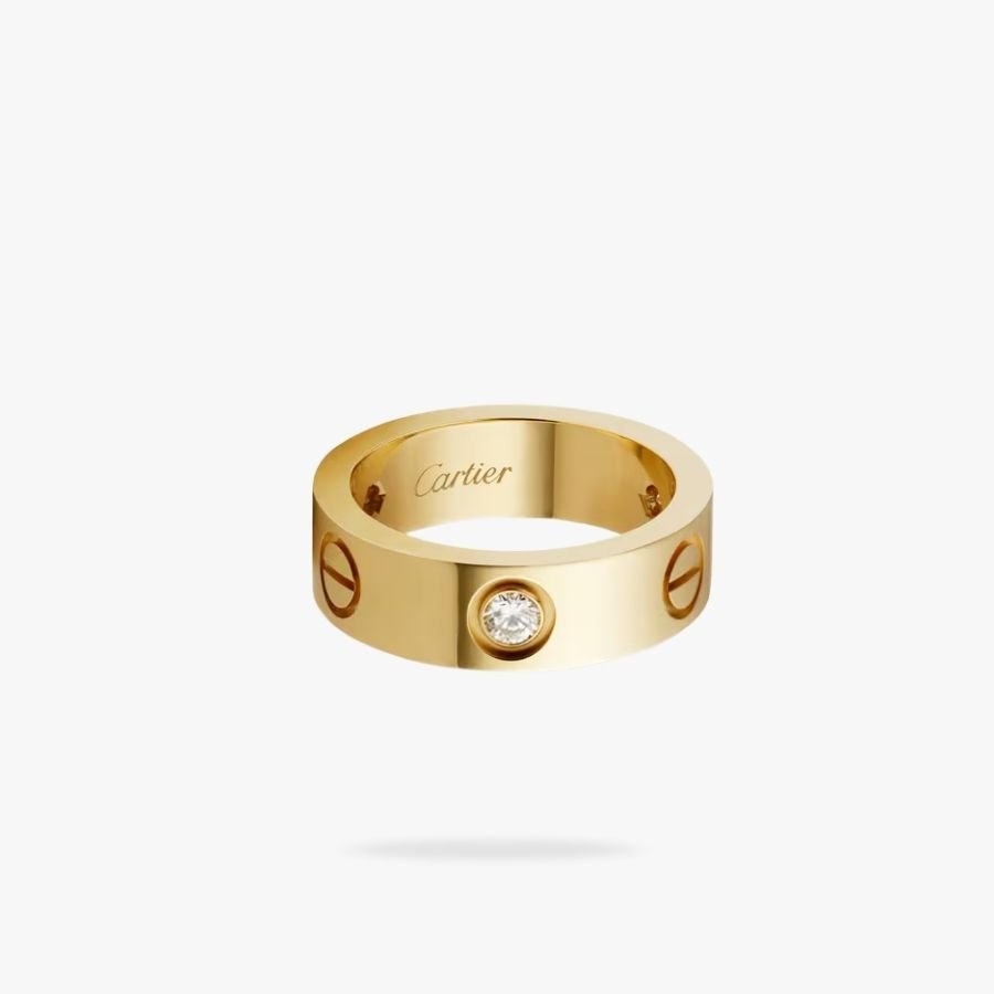 CEL-R-CAR-017.jpg CARTIER LOVE ring classic model 3 diamonds - Image 1