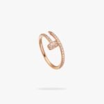 CARTIER Juste un Clou ring small model half-paved