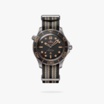 Omega Seamaster Diver 300M 007 Edition 42mm Titanium On Nato Strap Brown Dial