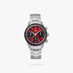 Omega Speedmaster Racing 40mm Steel On Steel Red Dial