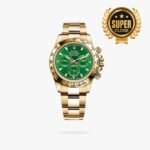 [Super Clone] Rolex Cosmograph Daytona 40 mm Oyster Yellow Bezel Bright green Dial