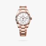 Rolex Sky Dweller 42 mm Oyster Fluted Bezel Intense white Dial 336935