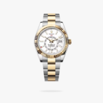 Rolex Sky Dweller 42 mm Oyster Fluted Bezel Intense white Dial 336933