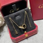 CARTIER LOVE pendant half-paved - Image 2